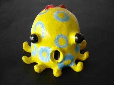 Octopus made of clay