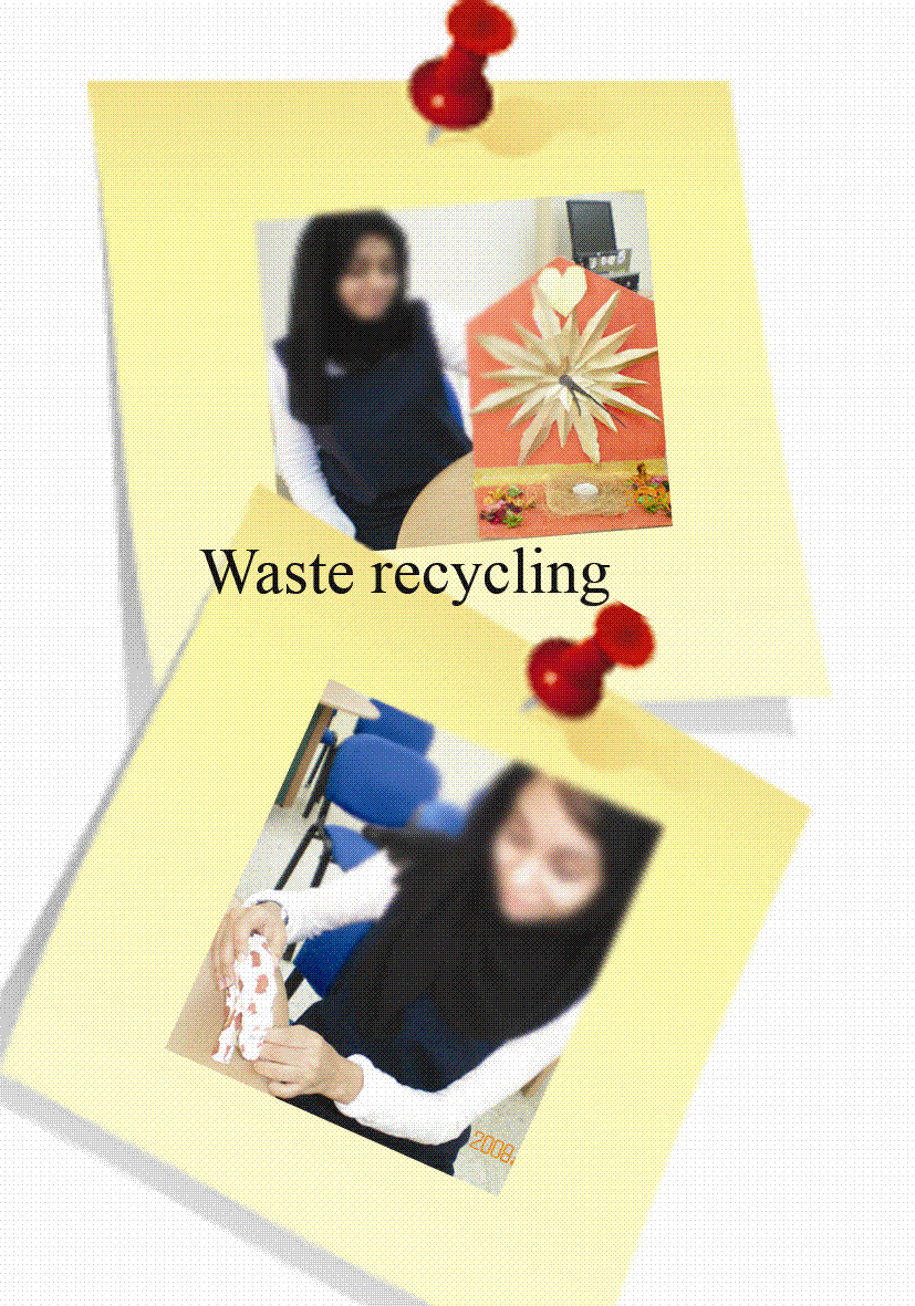 A workshop on waste recycling